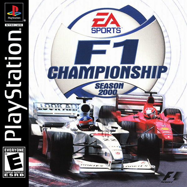 F1 Championship Season 2000 box art for Playstation